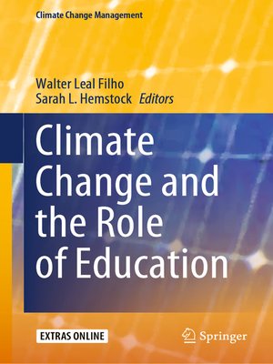 cover image of Climate Change and the Role of Education